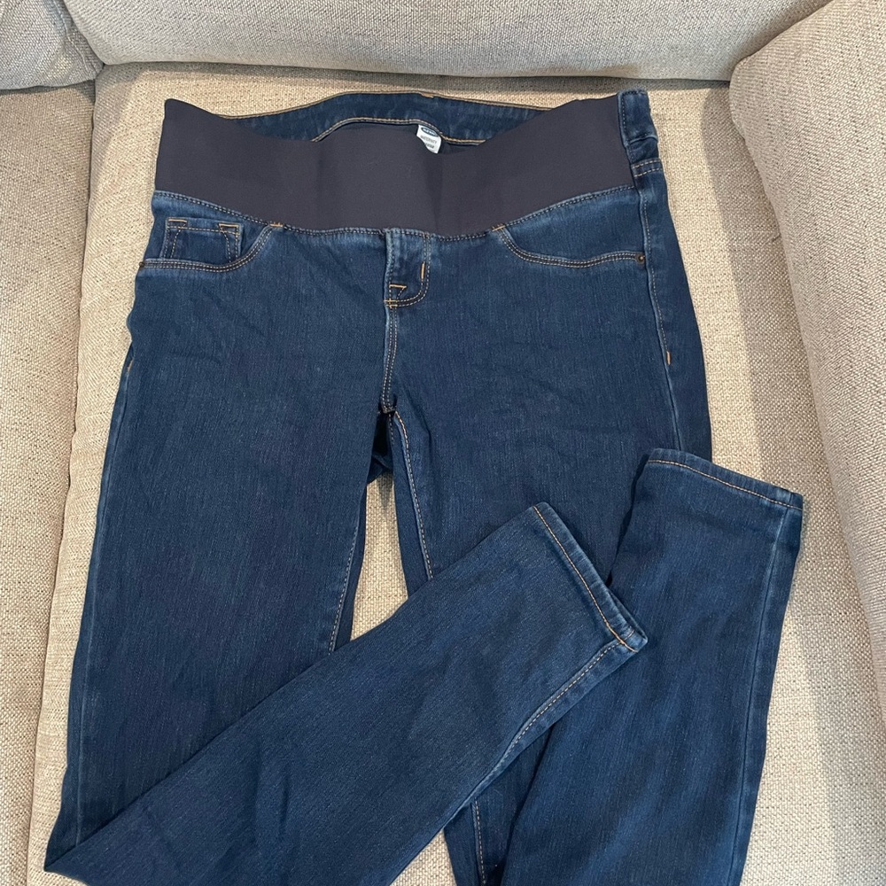 Old Navy Dark Blue Maternity Jeggings